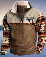 Western-Inspirierter Pullover - Jaden in Braun