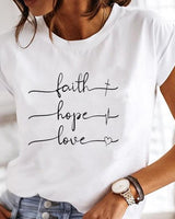 Marlene | Super stylisches T-Shirt mit extravaganten Sommer Designs in Schriftzug