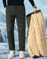 SnowProof Guard™ Thermohose mit Ultra-Weichem Fleecefutter und Wasserdichtem Außenmaterial in Olivgrün