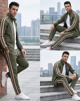 Cortéz™ Premium Sportstrick-Set mit Minimalistischem Design in Grün