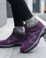 Unisex UrbanFrost™ Stiefel mit Gepolstertem Futter und Profilsohle in Lila