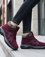 Unisex UrbanFrost™ Stiefel mit Gepolstertem Futter und Profilsohle in Rot