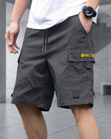 Brooklyn™ Cargo-Shorts mit Verstellbarem Kordelzug und Modernem Look in Grau
