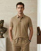 DualLayer™-Hemd mit 2-in-1-Design und Sofortiger Passform! in Khaki