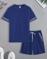 Nexor™-Set mit Kontrastierenden Details und Sportlich-Lässigem Stil in Blau
