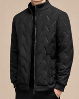 Bergen™ Stepp-Pufferjacke mit flauschigem Sherpa-Futter in Schwarz
