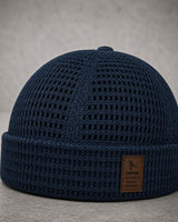 Bristol™ Strickmütze aus Atmungsaktivem Gewebe mit Verstellbarer Passform in Marineblau