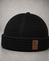 Bristol™ Strickmütze aus Atmungsaktivem Gewebe mit Verstellbarer Passform in Schwarz