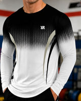 Valen™ Langarmshirt aus Sportgewebe mit UV-Schutz in Schwarz