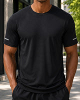 Falken™ Shirt mit UPF 50+ Sonnenschutz und DryFit-Technologie in Schwarz