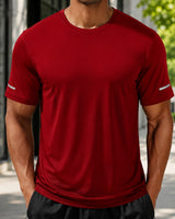 Falken™ Shirt mit UPF 50+ Sonnenschutz und DryFit-Technologie in Rot
