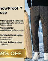 SnowProof Guard™ Thermohose mit Ultra-Weichem Fleecefutter und Wasserdichtem Außenmaterial in Grau