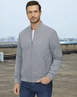 Dominus™ Jacke mit Strategischen Taschen und Premium-Passform in Hellgrau