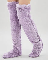 (KAUF 1, ERHALTE 2 GRATIS) Veloura™ Premium Kuschelsocken aus Weichem Plüschstoff in Lila
