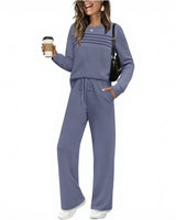 Softluxe™-Set im Lässig-Schicken Stil mit Minimalistischem Design in Tiefblau