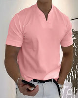 Aureon™-T-Shirt mit Schmaler Passform und Minimalistischem Design in Pink