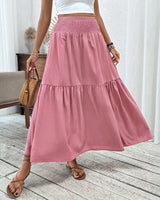 Mireya™-Rock mit Mehrlagigem Aufbau und Weitem Schnitt in Rosa