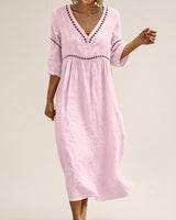Almare™ Kleid mit Natürlicher Leichtigkeit und Absolutem Komfort in Rosa