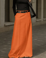 Corenne™ Eleganter Maxirock mit Modernem Design in Orange