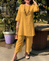 Zyra™ Set mit Klarem Design und Zeitloser Eleganz in Orange