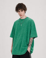 Riven™ Oversized T-Shirt mit Zeitlosem Stil in Grün