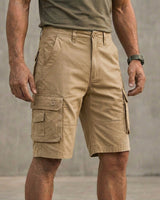 Zaykor™ Cargo Shorts mit Fortschrittlicher Elastizität und Taktischem Stil in Khaki