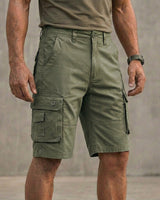 Zaykor™ Cargo Shorts mit Fortschrittlicher Elastizität und Taktischem Stil in Olivgrün