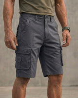 Zaykor™ Cargo Shorts mit Fortschrittlicher Elastizität und Taktischem Stil in Dunkelgrau