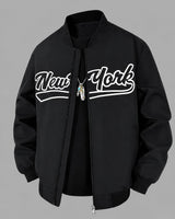 Bronx™ Varsity-Jacke mit Modernem Schnitt in Schwarz
