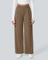 Monarcelle™ Hose Mit Fließender Passform und Minimalistischem Design in Camel