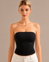 Belisse™ Bandeau-Top mit Figurbetontem Sitz und Premium-Komfort in Schwarz