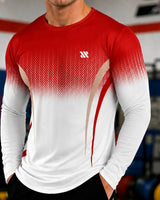 Valen™ Langarmshirt aus Sportgewebe mit UV-Schutz in Rot