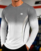 Valen™ Langarmshirt aus Sportgewebe mit UV-Schutz in Grau