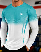 Valen™ Langarmshirt aus Sportgewebe mit UV-Schutz in Hellblau