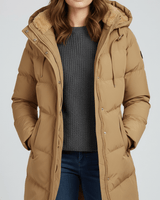 Winterparka Mit Kapuze - Emelie in Gelb