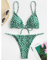 Ocean Chic - Damen Bandeau Bandagen Bikini mit Push-Up in Mintgrün