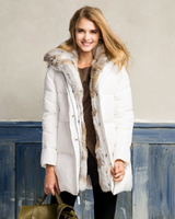 Hermini | Winterparka für Damen – Ultimative Schutz und Wärme in Blanc