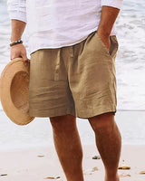 Martin - Bequeme Herren-Shorts mit lockerer Passform in Khaki