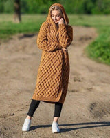 NIKITA - Bequeme strickjacke in Gelb
