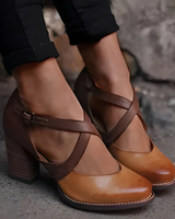 Antonela - Elegante Damenschuhe mit hohen Absätzen in Braun