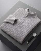 Kaschmir Pullover in Grau