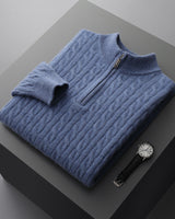 Kaschmir Pullover in Blau