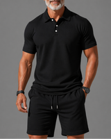 Richy | Stilvolles Polo-Set für Herren in Schwarz