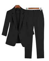 Zweiteiliges Blazer-Set - Sophie in Schwarz