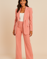Zweiteiliges Hosenanzug-Set - Freya in Rosa