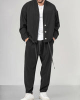Zweiteiliges Lounge-Set - Ismael in Schwarz