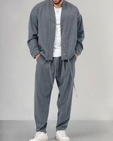 Zweiteiliges Lounge-Set - Ismael in Grau