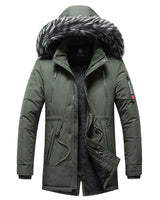 Herren Steppjacke mit Thermoeffekt - Darsen in Militärgrün