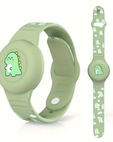Airtag-Armband für Kinder - DinoTrack in Grün