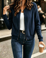 Nalia – Strickjacke Mit Einem Ärmel in Blau